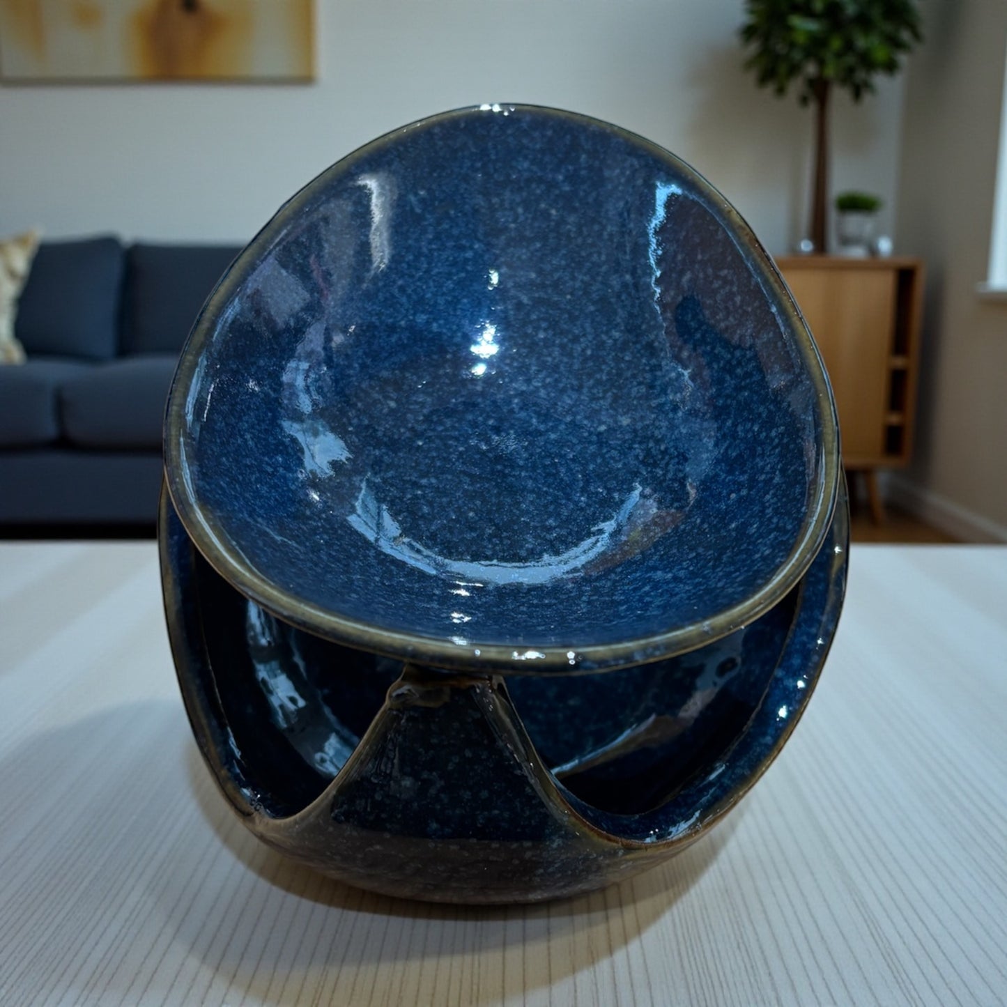 Abstract Dark Blue - Burner