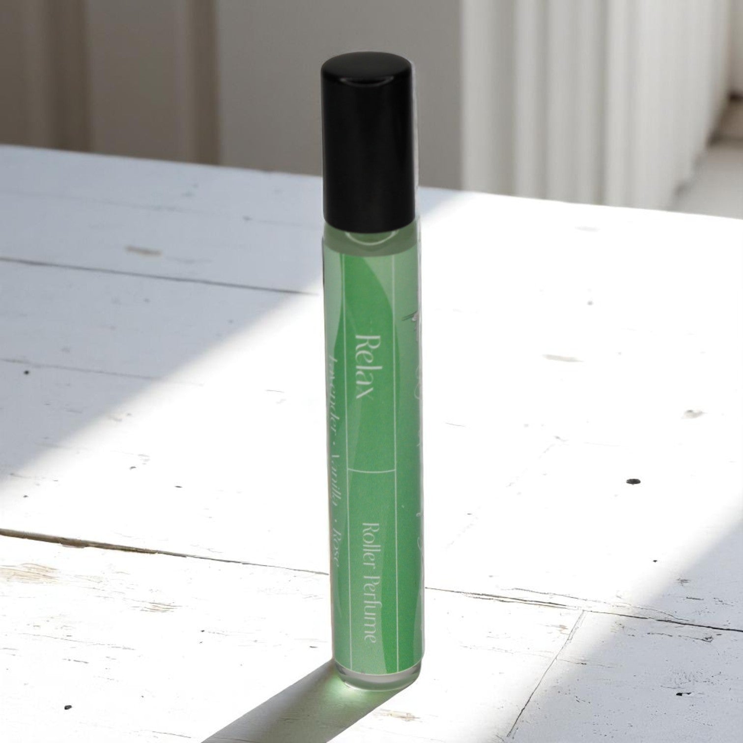 relax mood enhancing roller perfume  by whispering daisies