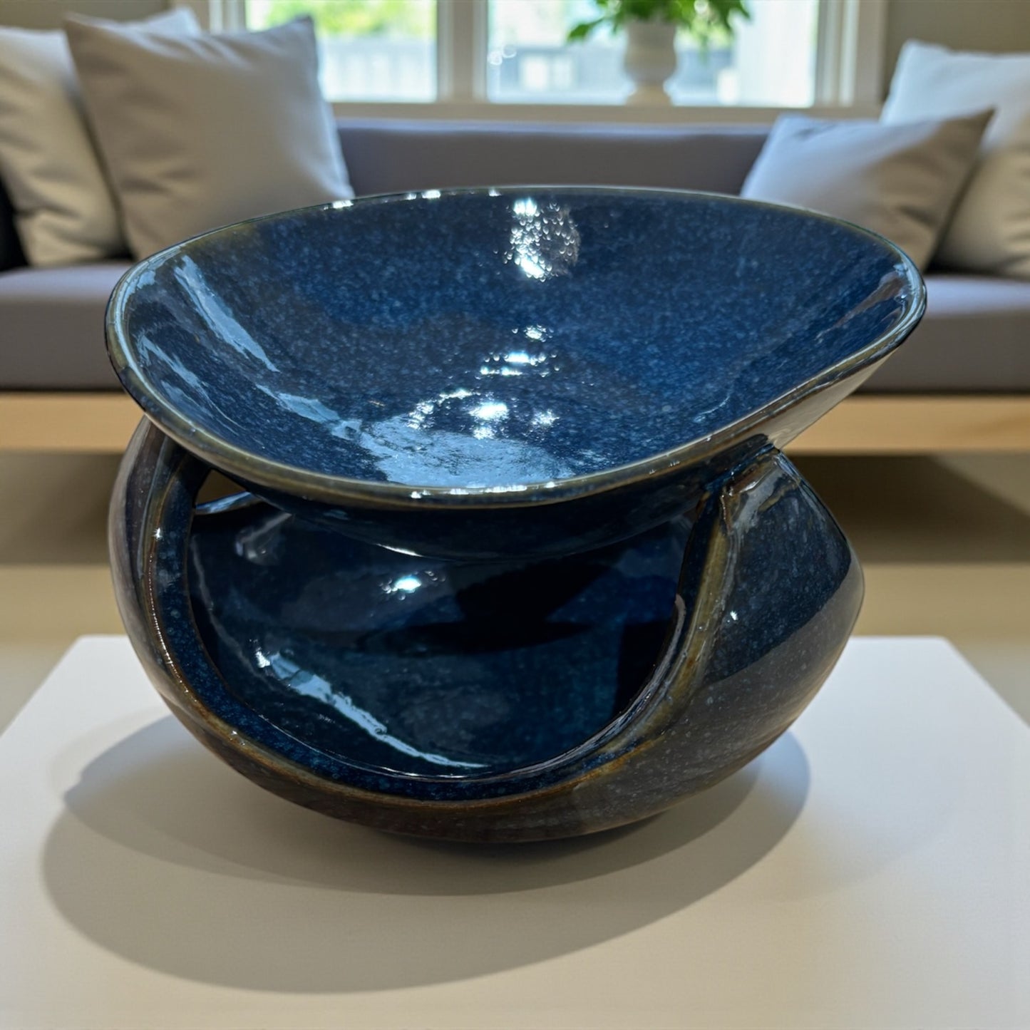 Abstract Dark Blue  - Burner